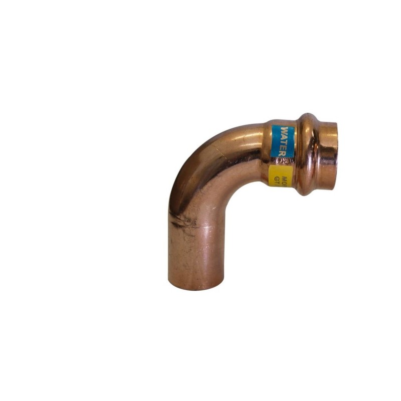 UNICO RKP001V CURVA 90° MASCHIO FEMMINA ø22 RAME RKP001V EFFEBI