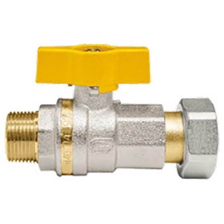 VALVOLA SFERA ø1/2"x1/2" CON GIRELLO E FARFALLA 1022R EFFEBI