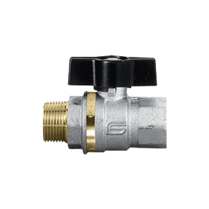 0922 VALVOLA SFERA ø1/2" MASCHIO/FEMMINA CON FARFALLA ALLUMINIO 0922 EFFEBI