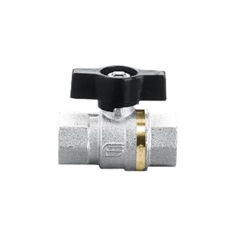 COMET 0921 VALVOLA SFERA ø1/2" FEMMINA/FEMMINA CON FARFALLA ALLUMINIO 0921 EFFEBI