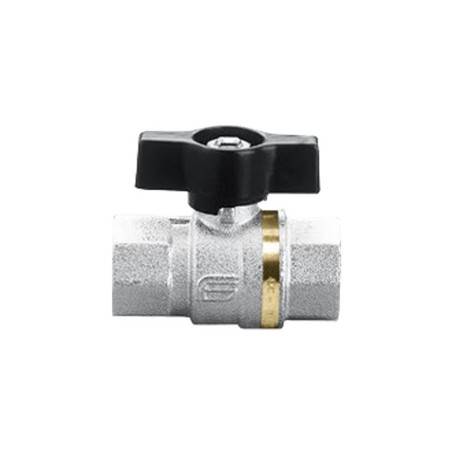 COMET 0921 VALVOLA SFERA ø1/2" FEMMINA/FEMMINA CON FARFALLA ALLUMINIO 0921 EFFEBI