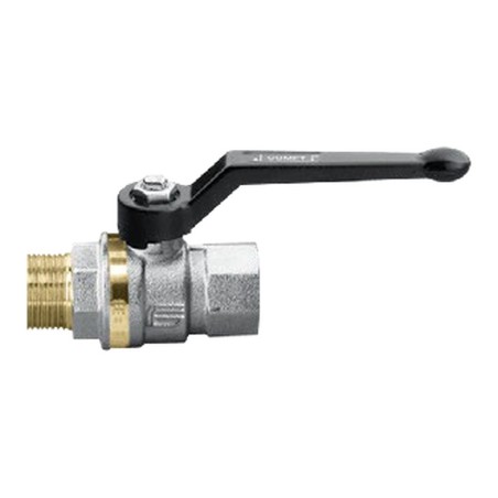 COMET 0902 VALVOLA SFERA ø3/4" MASCHIO/FEMMINA CON LEVA ALLUMINIO 0902 EFFEBI