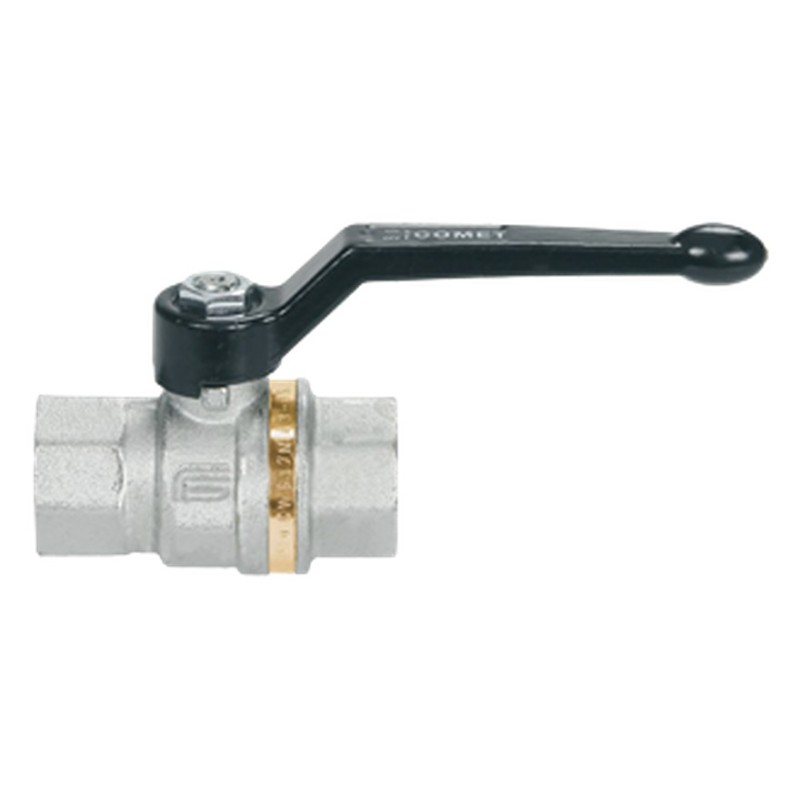 COMET 0901 VALVOLA SFERA ø1" FEMMINA/FEMMINA CON LEVA ALLUMINIO 0901 EFFEBI