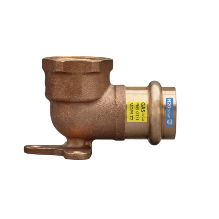 Gomito filettato femmina con flangia 45x22x12x22x24x18 x 1/2"x12 FRABO RS8471A12018000