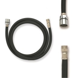 FLESSIBILI DOCCIA NYLON NERO MF 15/1x1/2"x150cm. cod. 764900NN1/2X150 GIUSEPPE TIRINNANZI 764900NN1/2X150 1