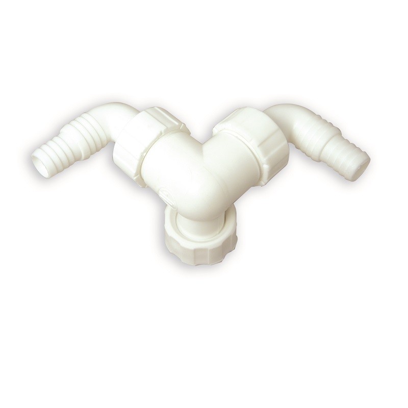 DOPPI RACC. 1" P/SCARICO LAVATRICE/LAVASTOVIGLIE cod. 782800PB1 GIUSEPPE TIRINNANZI 782800PB1 1