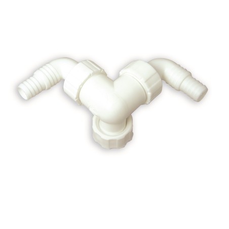 DOPPI RACC. 1" P/SCARICO LAVATRICE/LAVASTOVIGLIE cod. 782800PB1 GIUSEPPE TIRINNANZI 782800PB1 1