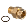 Raccordo M/F 3 Pezzi con O-Ring 1/2" x 1/2" - Codice 230OR12 TDM BRASS 230OR12 1