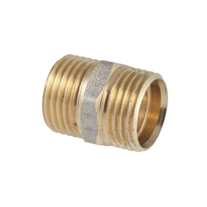Nipplo Diritto Maschio in Ottone 1/2" x 3/4" - 18mm - Codice 430E1234 TDM BRASS 430E1234 1