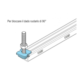Dado Rapido Modificato M8 65mm per Staffaggio Leggero - Codice 11150 OTER 11150 2