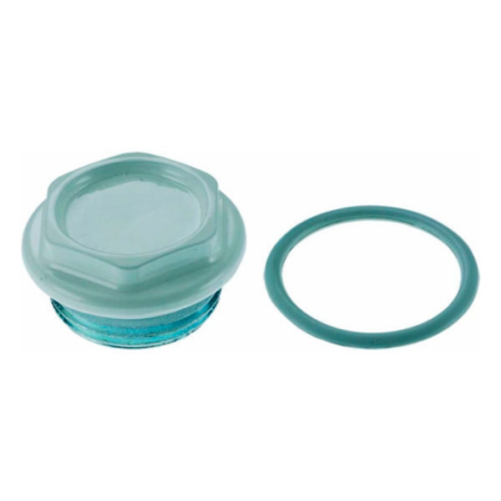 Tappo Verniciato con Incavo e Guarnizione 1" DX-SX RAL 9010 - Codice 111G21 OTER 111G21 1