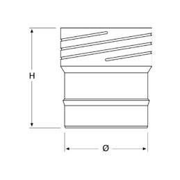 PDFXM09 GIUNTO FLESSIBILE/RIDIGO M - Synergy Cod. PDFXM09120 - Diametro 120