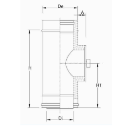 PDMI-42 MODULO D’ ISPEZIONE - Synergy Cod. PDMI-42250 - Diametro 250/300