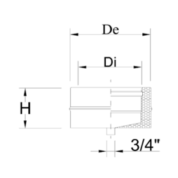 PDTC-85 TAPPO SCARICO CONDENSA - Synergy Cod. PDTC-85080 - Diametro 80/130 PDTC-85080 2