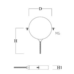 PSCO COLLARE CON TASSELLO - Synergy Cod. PSCO-150 - Diametro 150