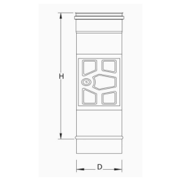 PSCR-44 CAMERA RACCOLTA INCOMBUSTI - Synergy Cod. PSCR-44150 - Diametro 150