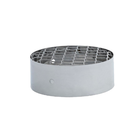 GRIGLIA ASPIRAZIONE INOX - Synergy Cod. 10065 - Diametro 80