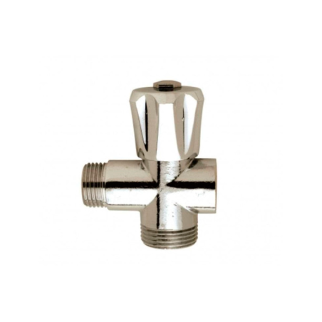 Rubinetto intermedio a vitone per lavatrice Luxor Raccordi 1/2 - 3/4 70312100 70312100 1