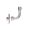 Curvetta fissa Luxor 05392100CC 90 gradi MPR 1/2 RCC 3/8 tubo 10mm rame cromato 05392100CC 1