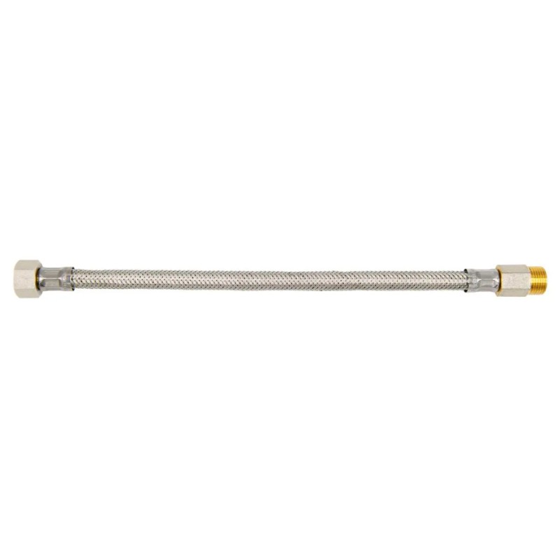 Tubo flessibile Luxor CGADDS0250LAL Omnyflex 8 OF813 DN8 250mm G1/2 F M cromato CGADDS0250LAL 1