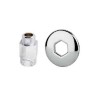 Nipples M ridotto prolungato con rosone senza dado 3/8"x3/8" PATTARONI F57CR001 F57CR001 1