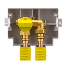 TECO K201BC10100 Valvola Gas da Incasso K2.1 DN15 TC 3/4 con Connessioni a U K201BC10100 2
