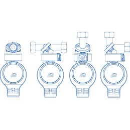 ACQUA BREVETTI MINIDUE PM107 1/2" FF - Pompa Dosatrice con Attacco 90° Girevole PM107 2