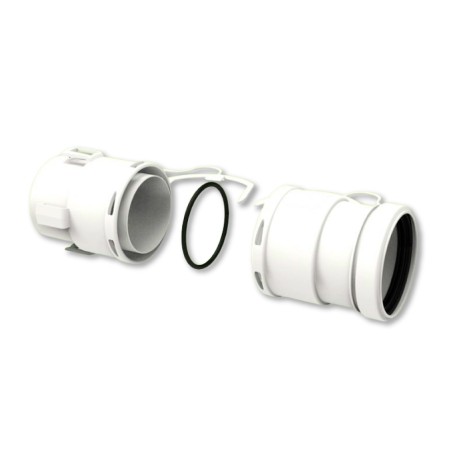 Kit Mangotto di Unione Ø160 per Tubo Flessibile in PP Chimeplast Fig 160UNIONFLEX5 per Sistemi Scarico Fumi 160UNIONFLEX5 1