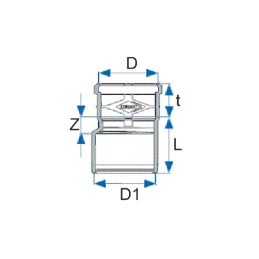 BAMPI US110125 aumento ULTRA SILENT 110/125 scarico insonorizzato US110125 2