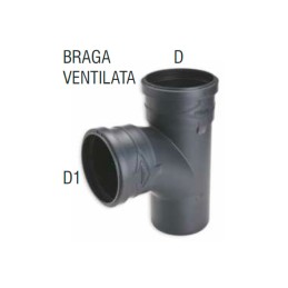 BAMPI US111187 braga ULTRA SILENT 110/110 87,5° scarico insonorizzato US111187 1