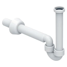 Sifone curvo Geberit 151.101.11.1 per bidet, scarico orizzontale, Ø 40 mm, G 1 1/4", L 37 cm 151.101.11.1 1