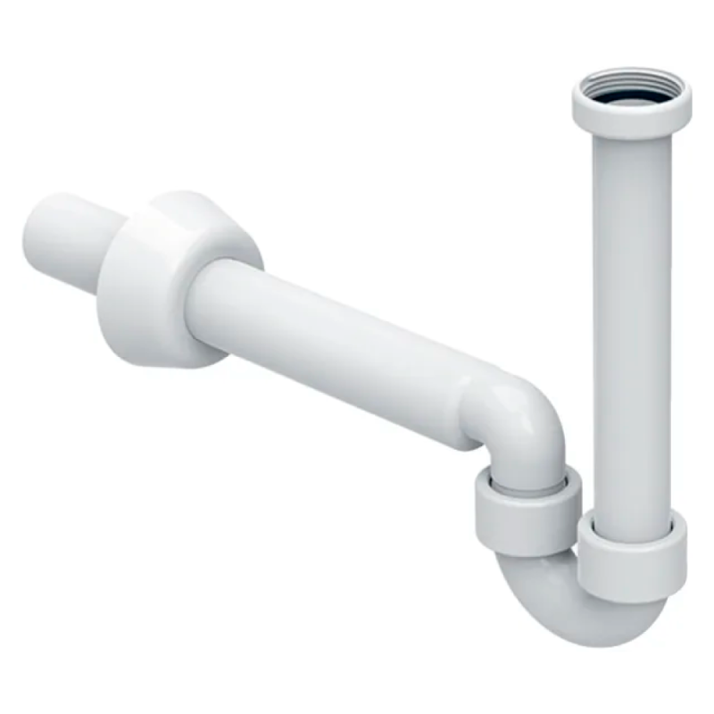 Sifone curvo Geberit 151.101.11.1 per bidet, scarico orizzontale, Ø 40 mm, G 1 1/4", L 37 cm 151.101.11.1 1