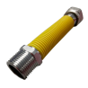 Tubo flessibile gas PSP F0001-00130 DN 15 G 1/2" M/F estensibile 80-120 mm inox UNI 11353 F0001-00130 1