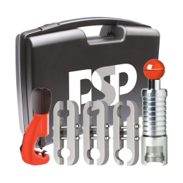 Set flangiatura PSP F0001-00271 con valigetta per tubi CSST DN 10-12-12x-15-20-25 F0001-00271 1