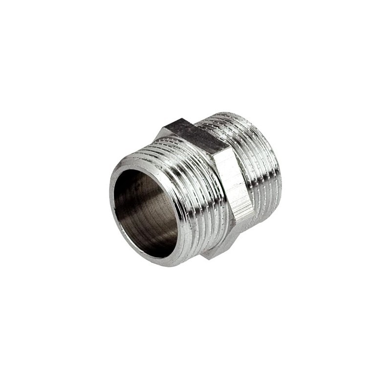 Nipplo M/M PSP F0005-00062 DN 25 G 1 1/4" parallelo ottone nichelato ISO 228 F0005-00062 1