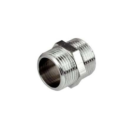 Nipplo M/M PSP F0005-00062 DN 25 G 1 1/4" parallelo ottone nichelato ISO 228 F0005-00062 1