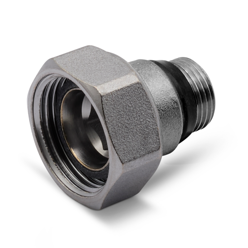 Giacomini P15TGX002 Bocchettone 3/8" G 5/8"F x G 1/2"M - raccordo ottone cromato P15TGX002 1