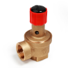 Giacomini R140Y009 Valvola di sicurezza a membrana 1/2" x 6 bar - ottone per impianti termici R140Y009 1