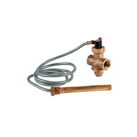 Giacomini R144SY001 Valvola di scarico sicurezza termica 3/4" F con sensore remoto - 95°C R144SY001 1