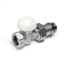 Giacomini R15X035 Detentore diritto cromato 1" per radiatori - attacco tubo ferro R15X035 1