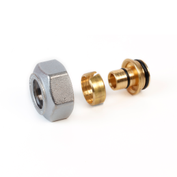 Giacomini R179EX025 Adattatore per tubi multistrato 17 x 2 - raccordo 3/4" Eurocono R179EX025 1