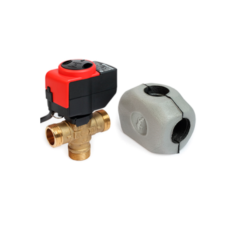 Giacomini R279BY005 Valvola deviatrice a 3 vie 1" con attuatore ON/OFF 230V R279BY005 1