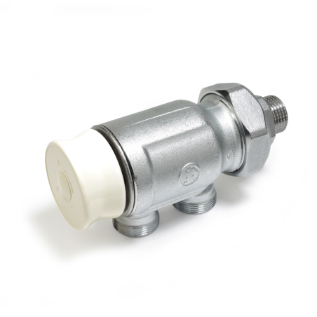 Giacomini R324NX017 Valvola manuale monotubo 1" dx x 16 con preregolazione micrometrica R324NX017 1