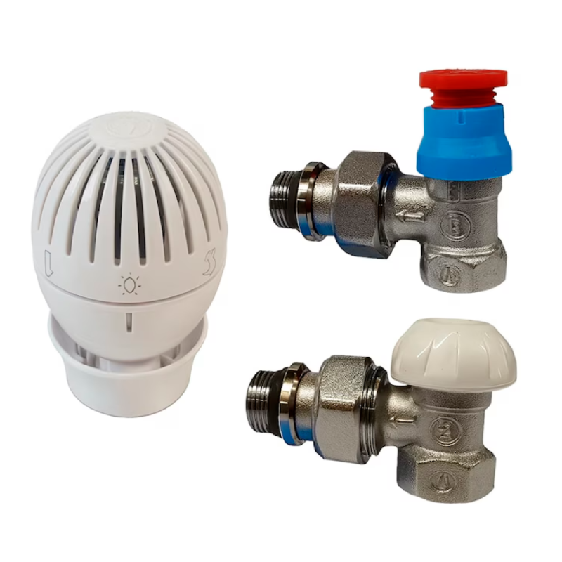 Giacomini R470AX002 Kit termostatizzabile radiatore 3/8" x 16 a squadra R470AX002 1