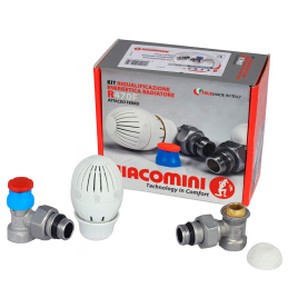 Giacomini R470AX003 Kit termostatizzabile radiatore 1/2" x 16 a squadra R470AX003 4