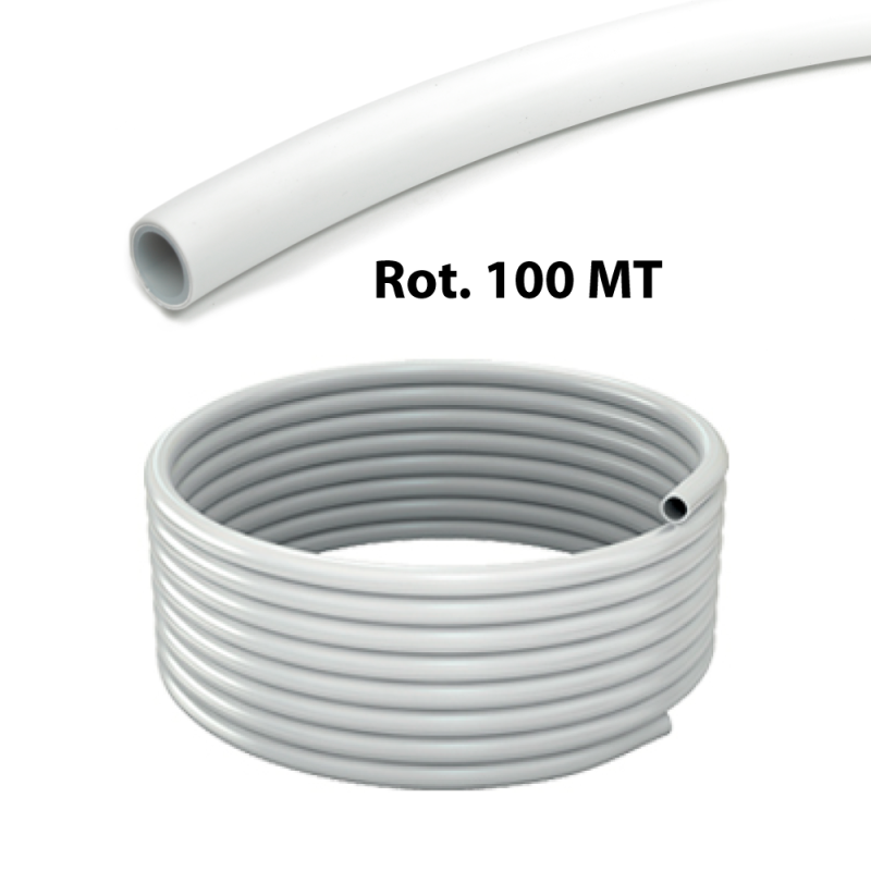 Giacomini R999Y122 Tubo multistrato PEX-b/Al/PEX-b 16 x 2 - rotolo 100 m colore bianco R999Y122 1