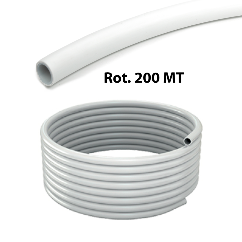 Giacomini R999Y124 Tubo multistrato PEX-b/Al/PEX-b bianco 16 x 2 - rotolo 500 m R999Y124 1