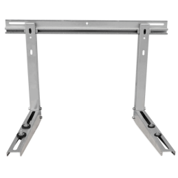 GROPPALLI MENCT-150L60 Staffa con traversa L600 x H500 acciaio zincato grigio per unità esterne MENCT-150L60 1