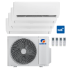 Gree Pular Climatizzatore Quadri Split 9000 + 9000 + 12000 + 12000 Btu Inverter WiFi R32 GWHD(28)NK6OO GREE10148/GREE10148/GREE1