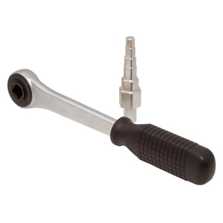 Chiave professionale per codoli UNI in acciaio cromo-vanadio con quadro 1/2" - MGF 916000 916000 1